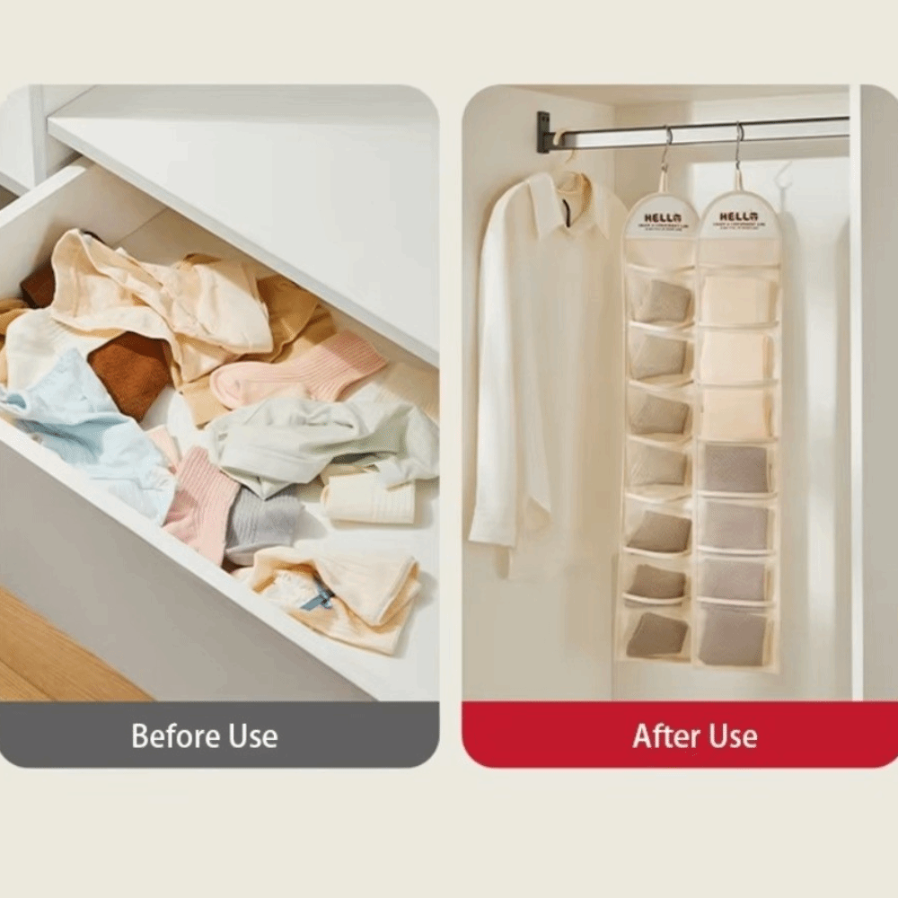 Home Organizer Behind Door Han - Sock Organizer Tray 评论和价格