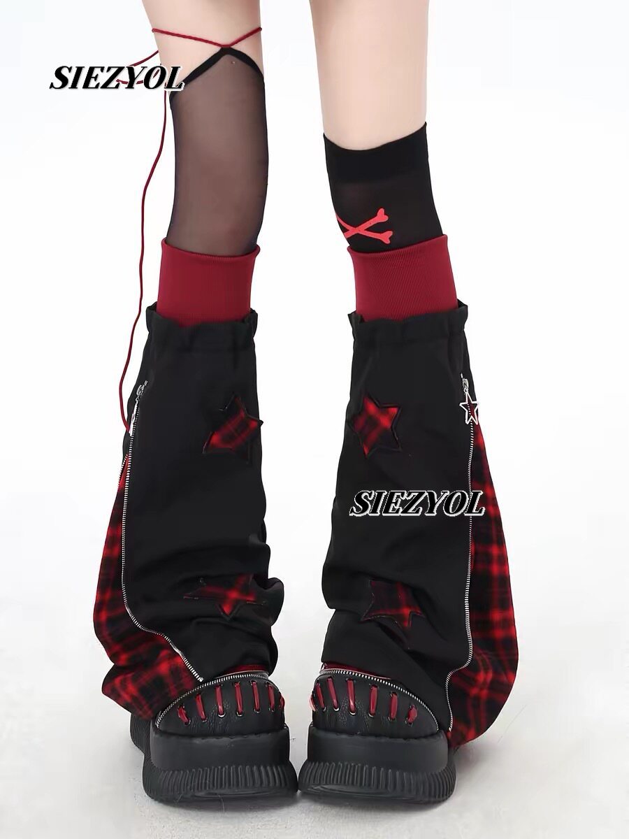 Original Plaid Leg Warmers 202 - Boot Sock Slouchy 评论和价格
