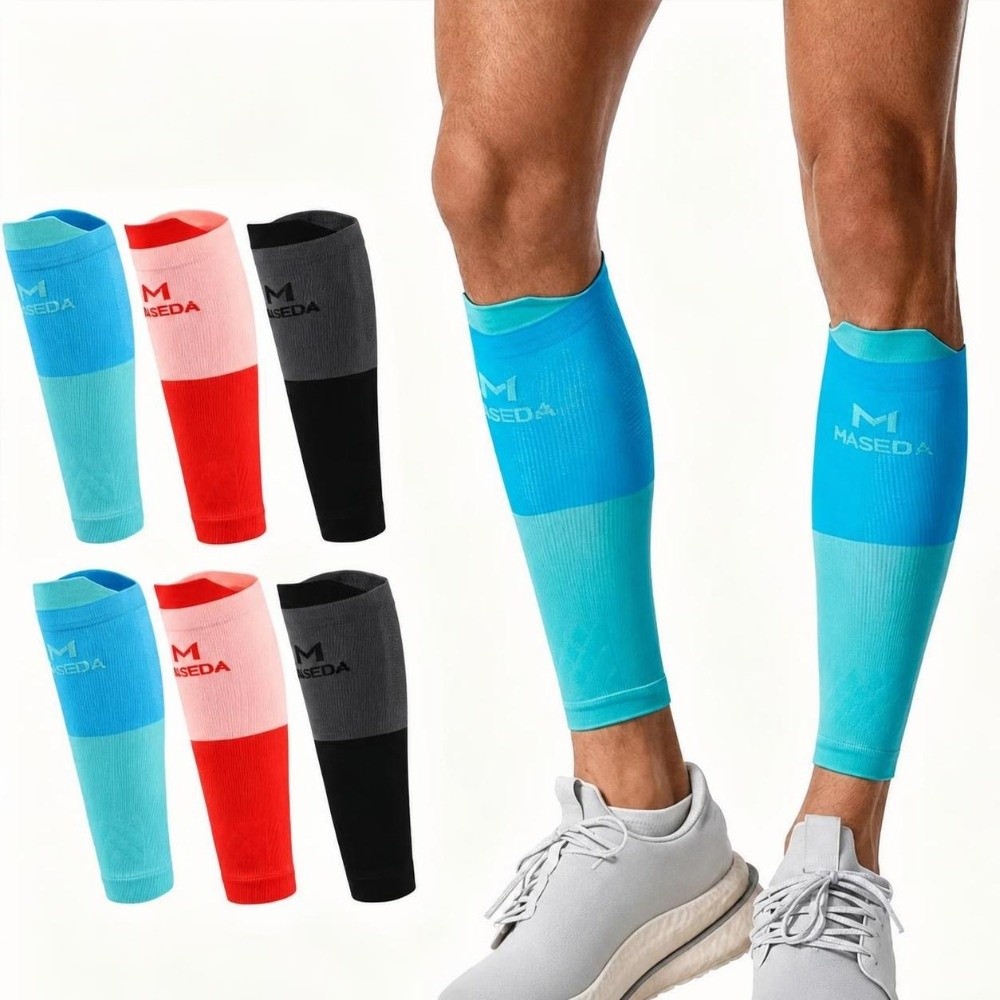 Skin Friendly Spandex Leg Slee - Compression Sleeve Calf 评论和价格