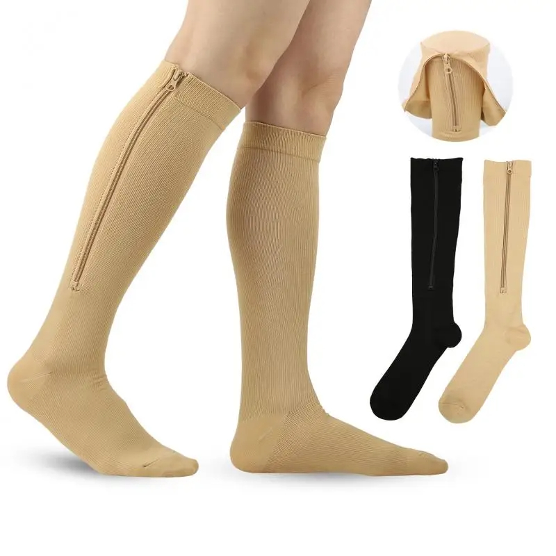 1 Pair Medical Zipper Compress - Compression Sock Medical 评论和价格