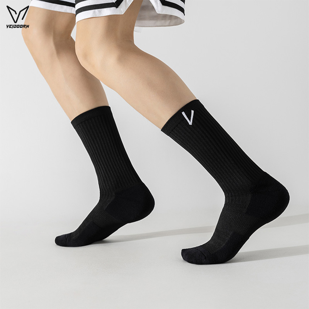 Veidoorn 4 Pairs Sports Socks  - Athletic Sock Cushion 评论和价格