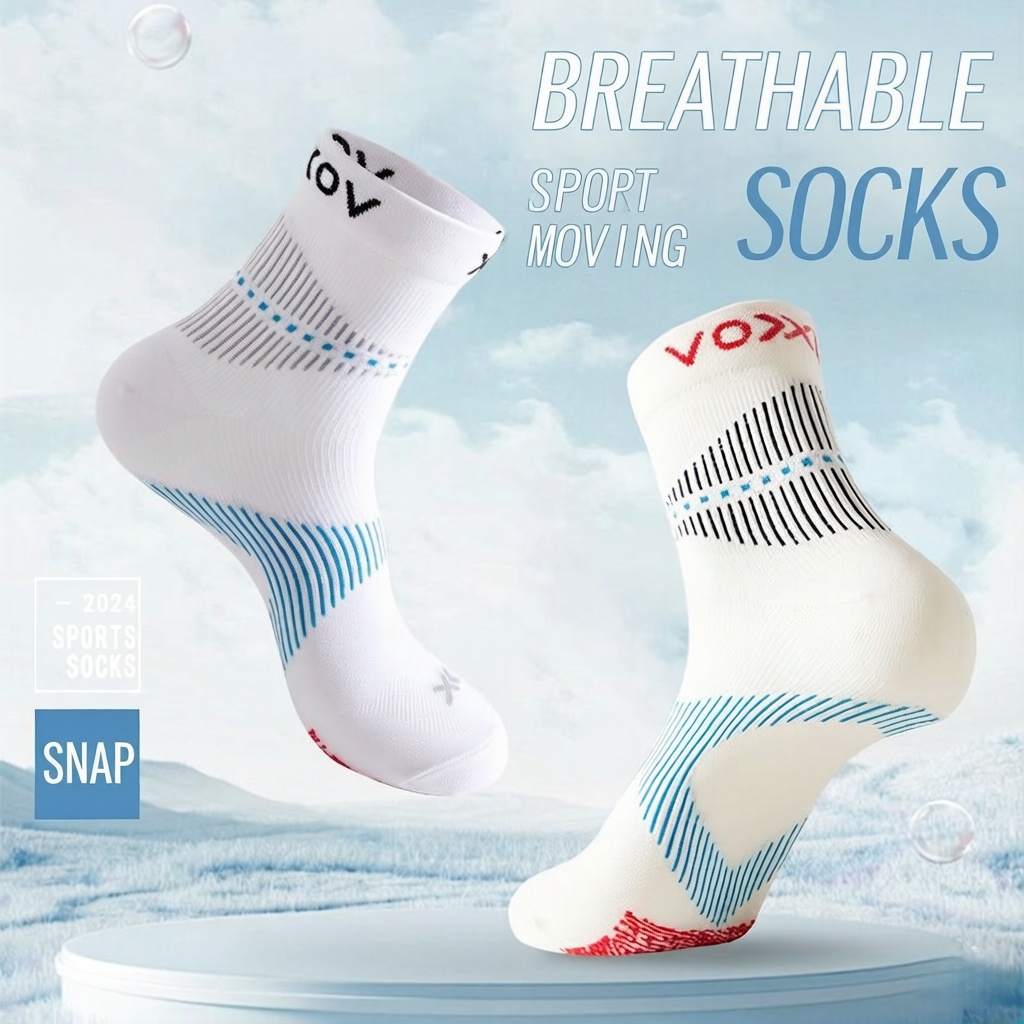 WRELS 1/2/3 Pairs Running Sock - Athletic Sock Cushion 评论和价格
