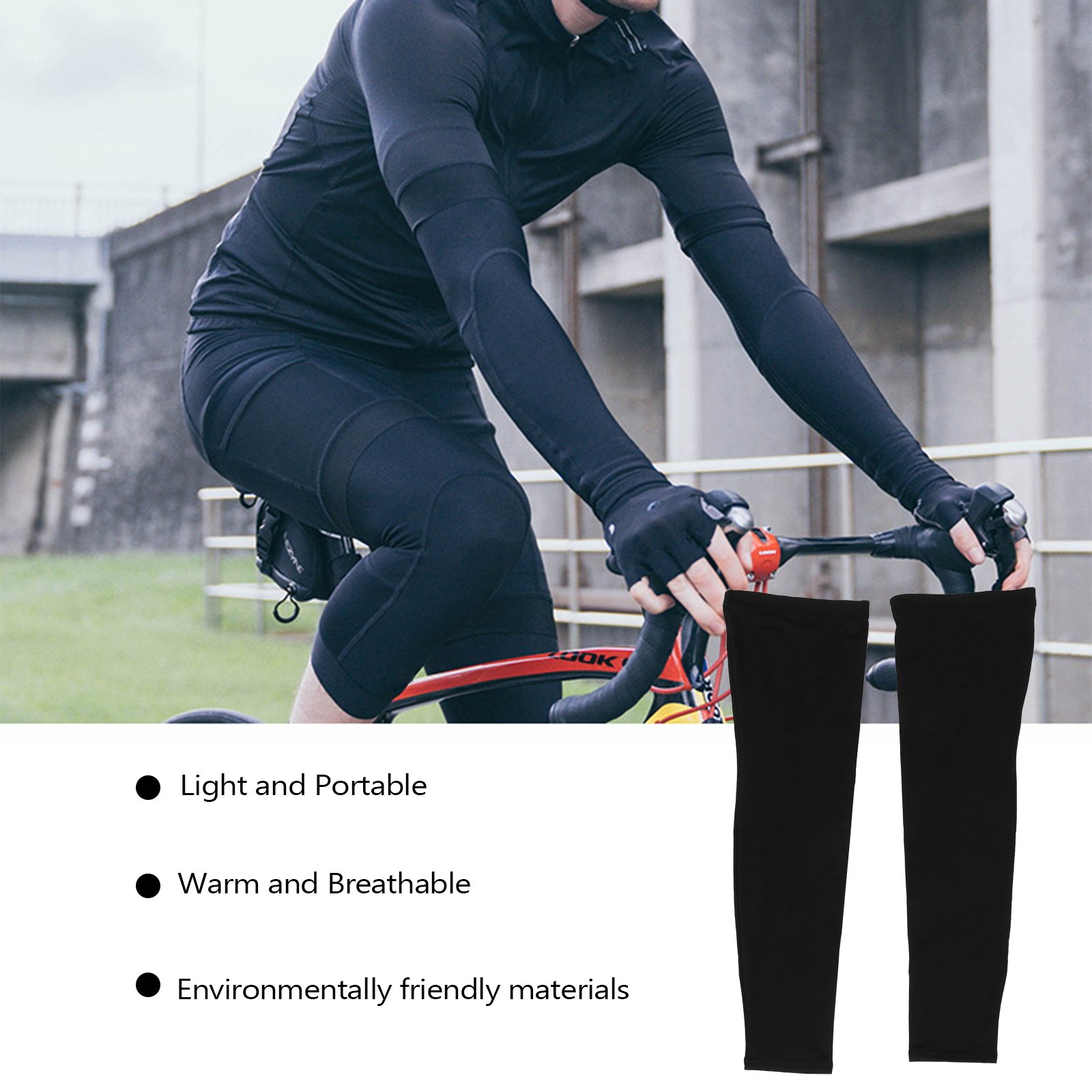 1Pair Autumn Winter Cycling Le - Compression Sleeve Calf 评论和价格