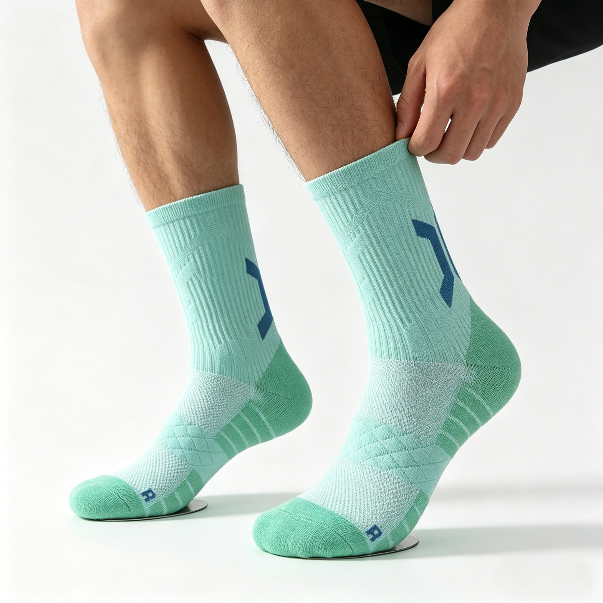 Men's Thick Cushioned Basketba - Athletic Sock Cushion 评论和价格