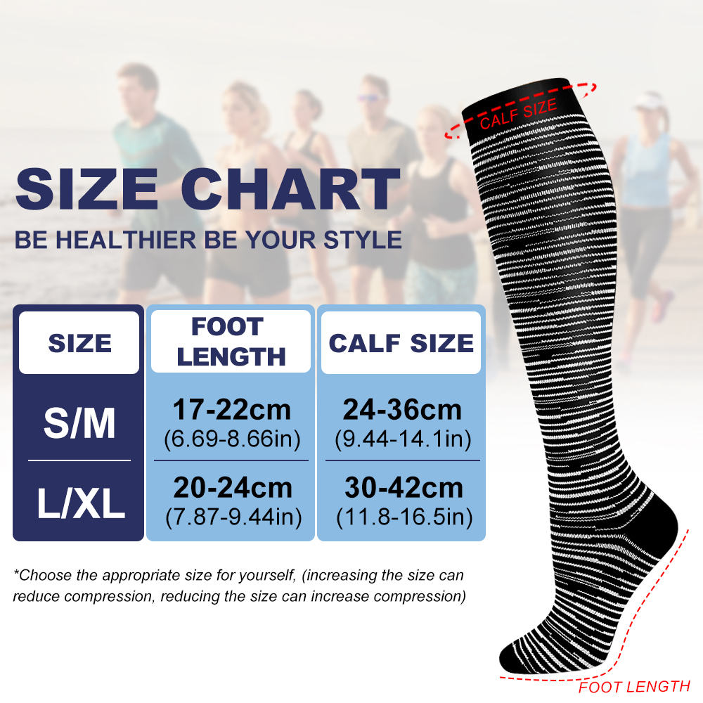 GOMOREON 6Pairs Compression So - Compression Sock Medical 评论和价格