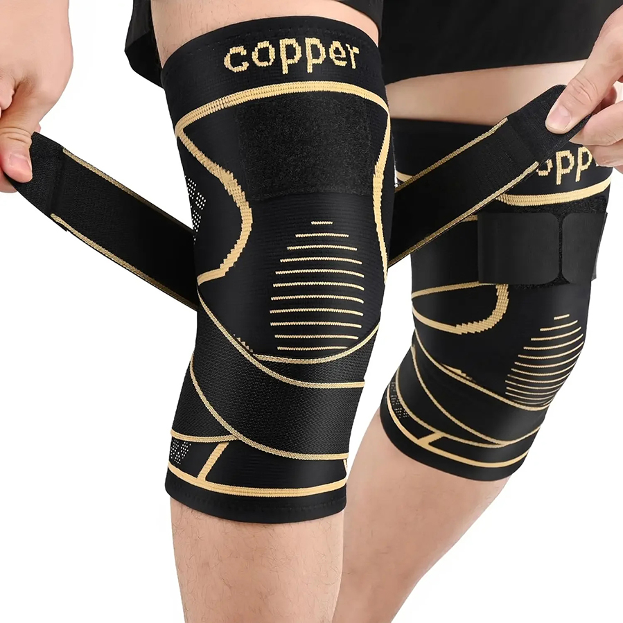 Copper Fiber Compression Knee  - Compression Sleeve Calf 评论和价格