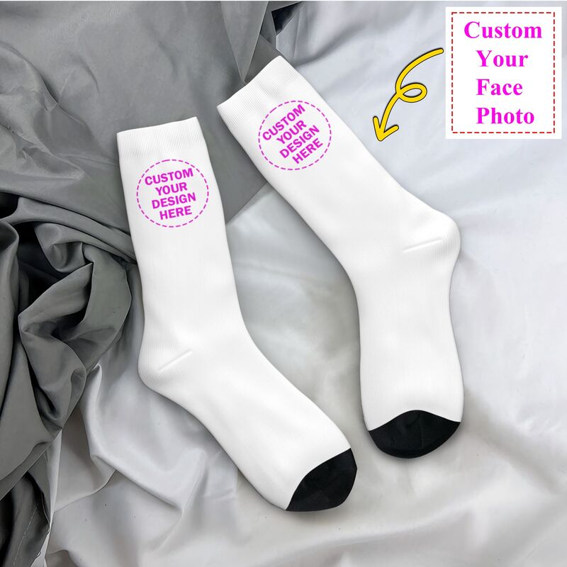 Personalize Custom Photo Logo  - Dress Sock Men 评论和价格