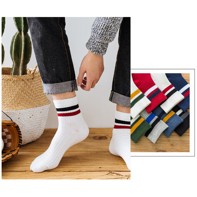 3 Pairs/Pack Cotton Mens Socks - Cotton Crew Sock Pack 评论和价格