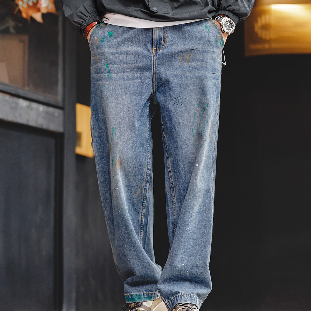 Maden Light Blue Splash-ink Gr - Levis Jeans 501 评论和价格